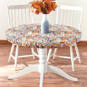 Custom Fit Seasonal Table Cover HARVEST PATCH
